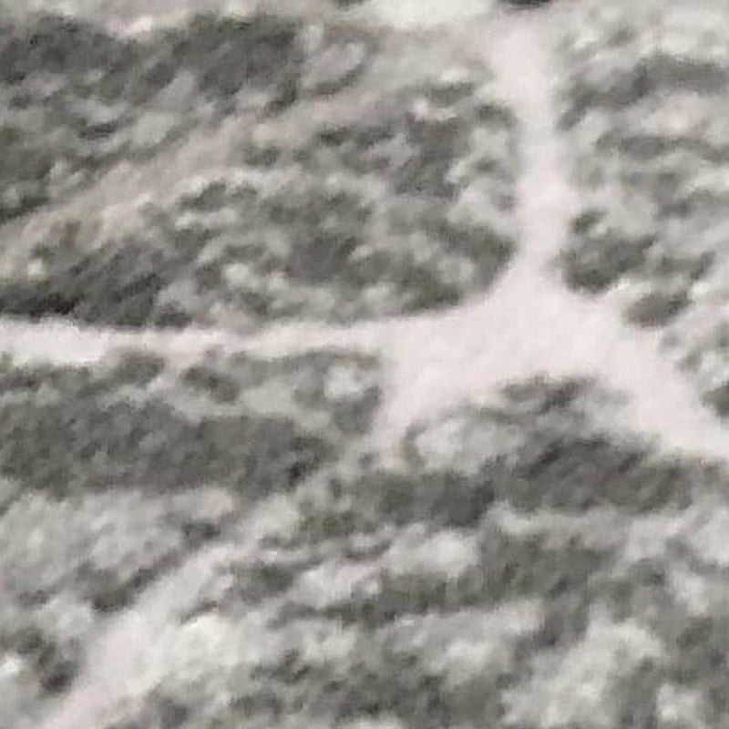 7' X 10' Black And Gray Abstract Area Rug With Fringe