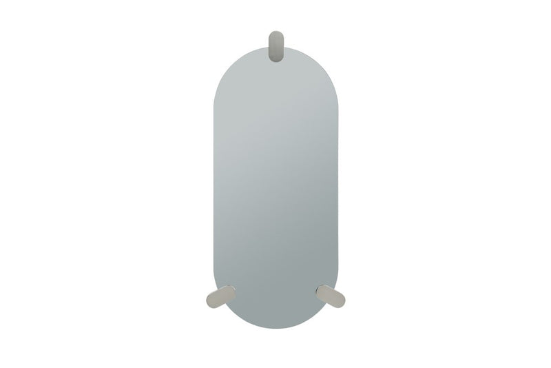 43" X 19" Oval Frameless Accent Mirror