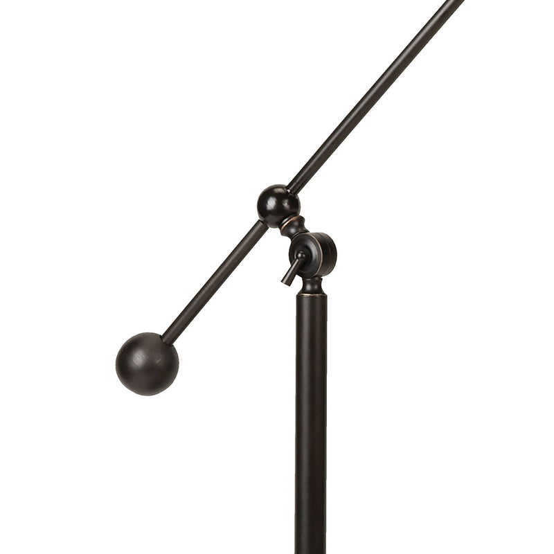 Edmond - Bell Down Table Lamp With Shade - Brown