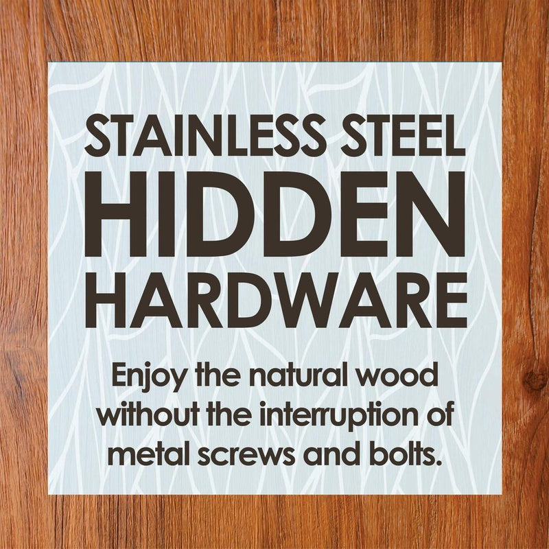 18" Brown Solid Wood Bathroom Storage Furniture Set