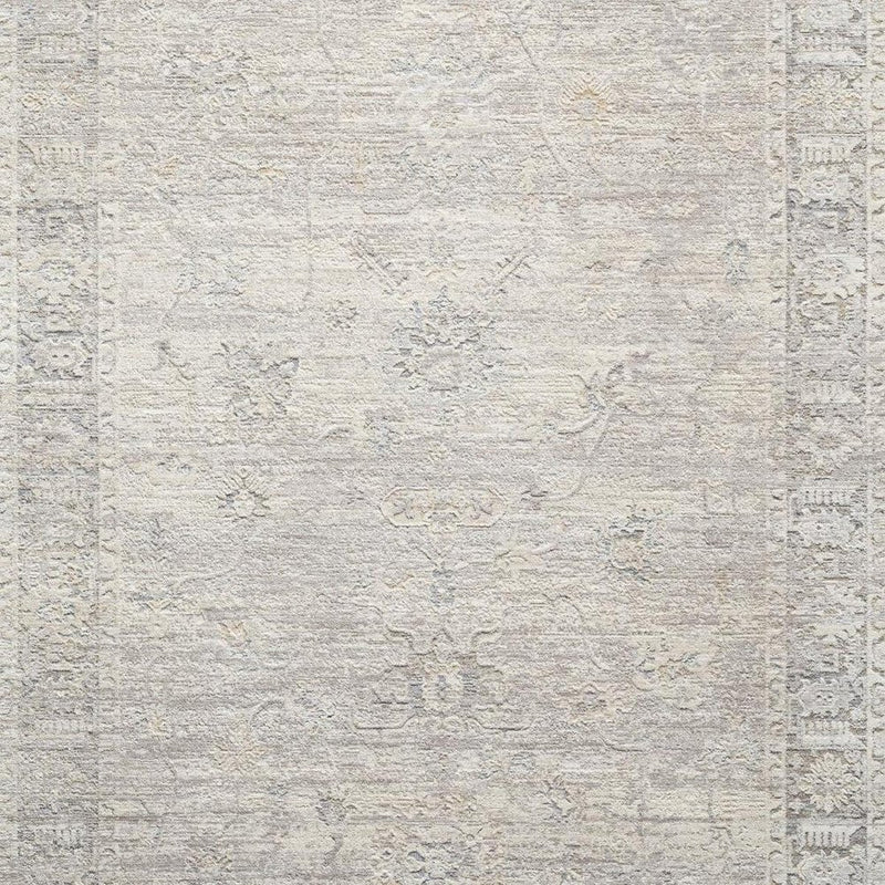 9' X 12' Beige And Blue Abstract Area Rug