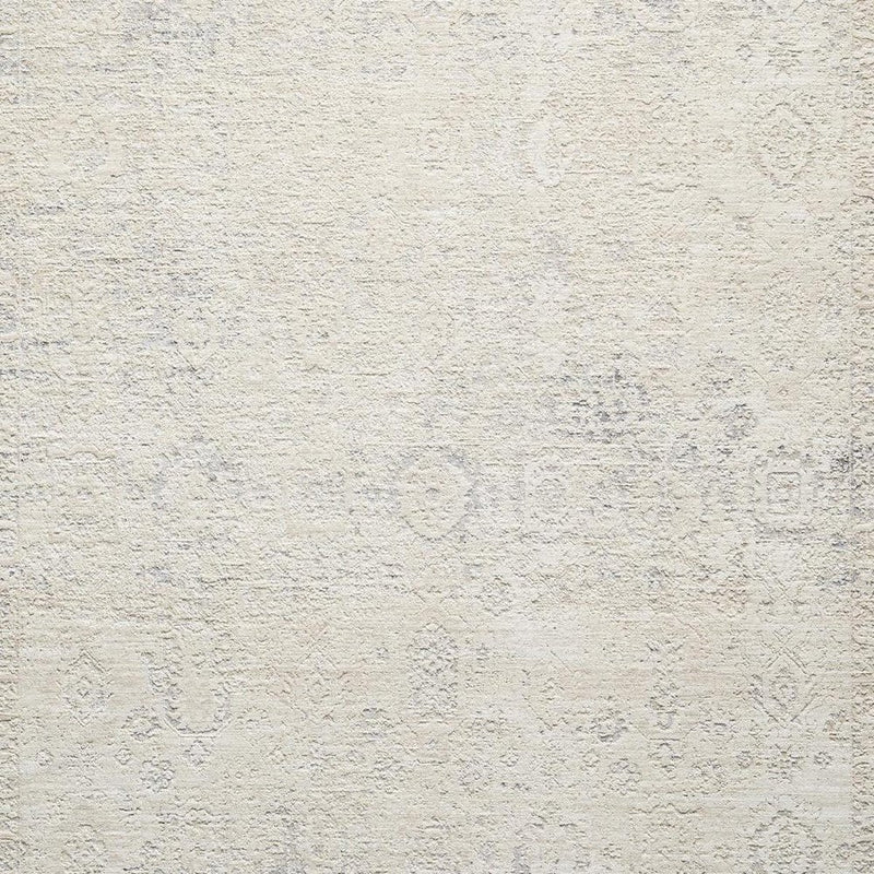 5' X 8' Beige And Gray Abstract Area Rug