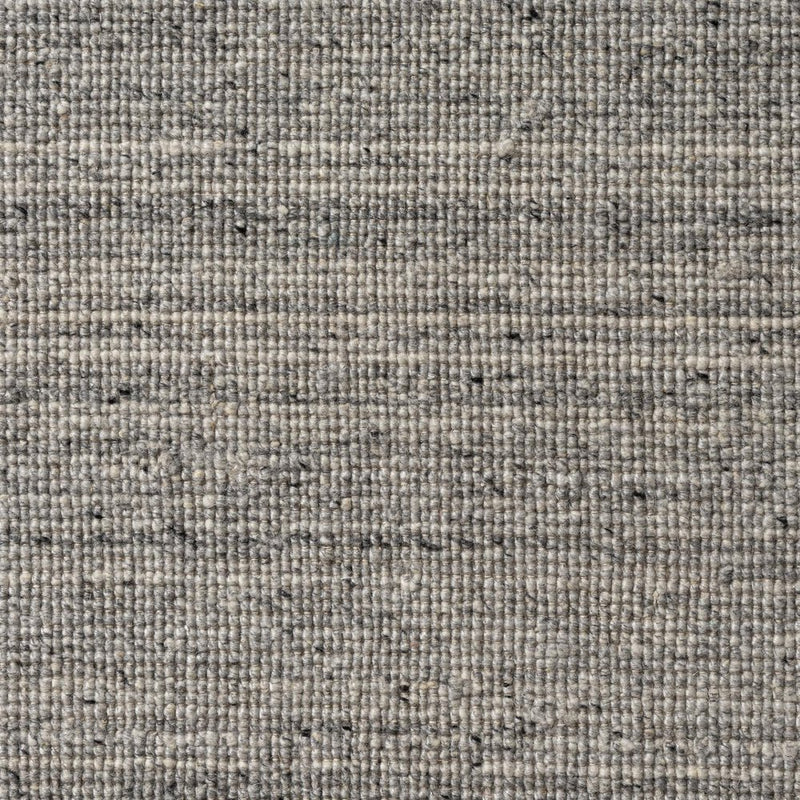 8' X 10' Silver And Gray Wool Hand Knotted Area Rug