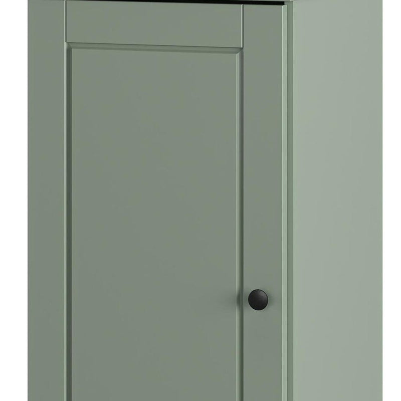White Ten Pair Solid WoodShoe Storage Cabinet