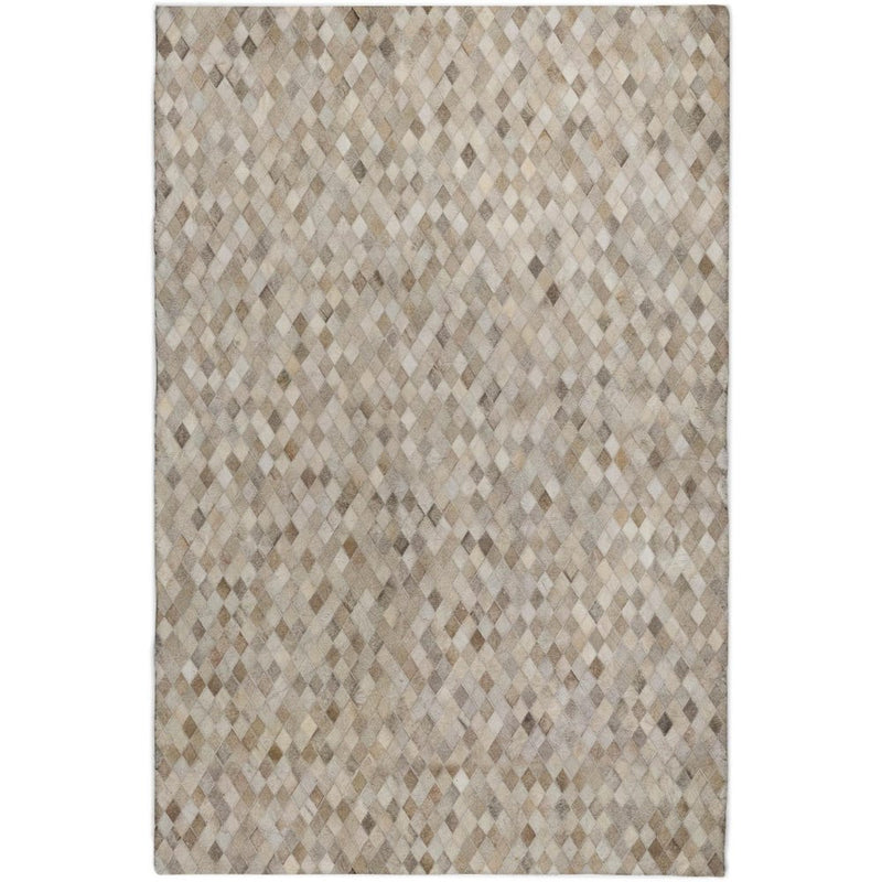 9' X 12' Gray And Brown Geometric Shag Washable Area Rug With UV Protection