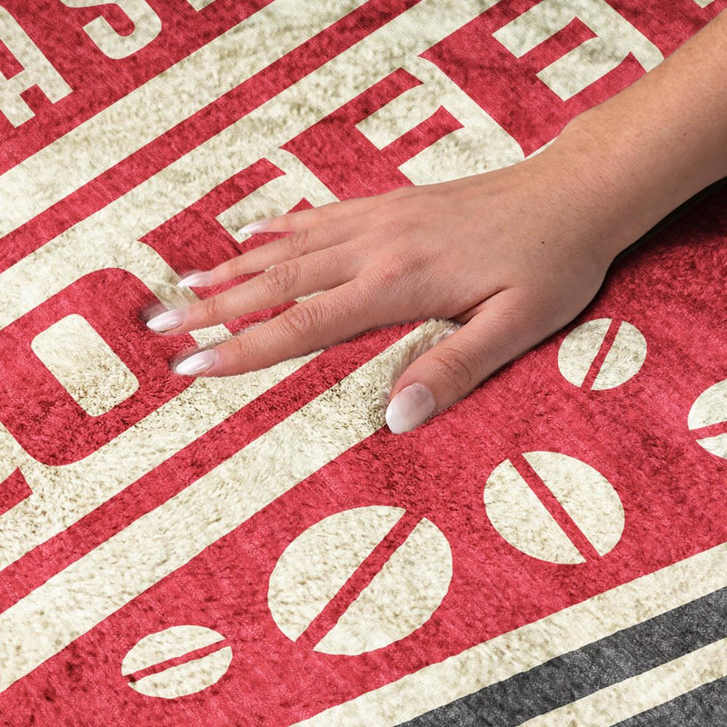 10' X 14' Midnight And Ivory Shag Washable Area Rug With UV Protection