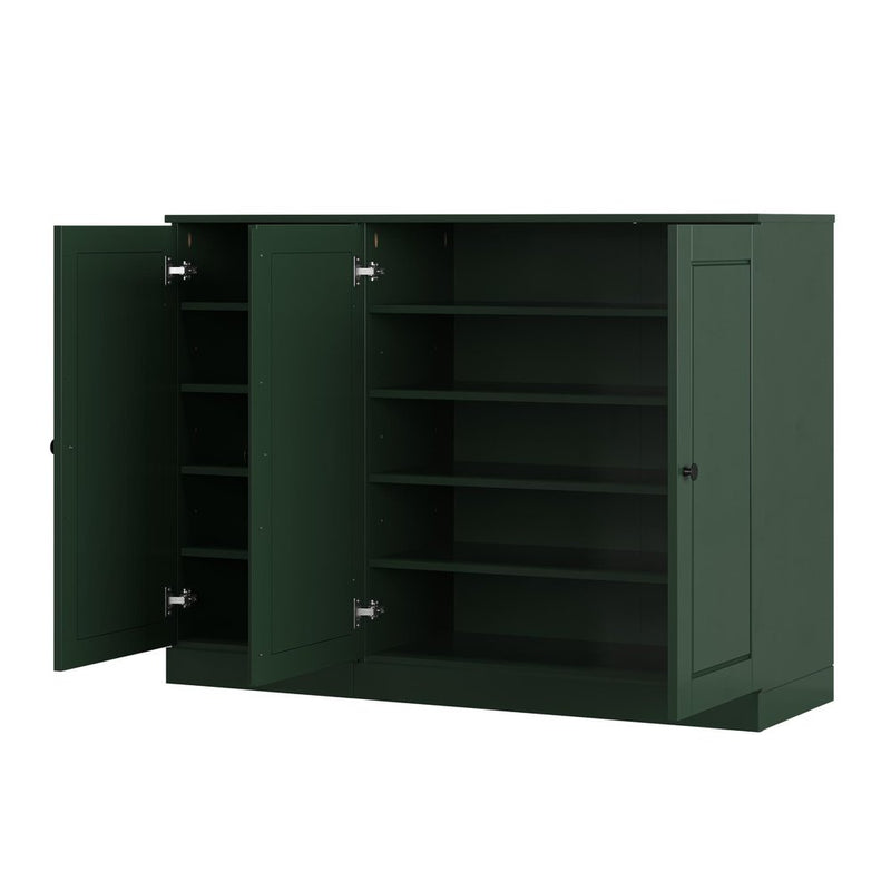 Green 30 Solid WoodShoe Storage Cabinet