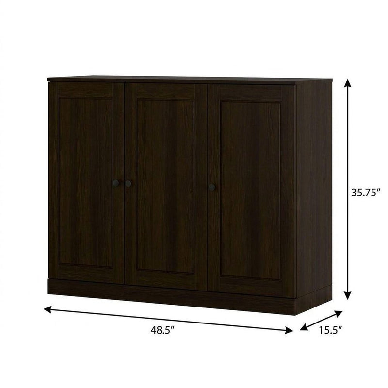 Espresso 30 Solid WoodShoe Storage Cabinet