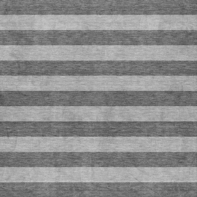 3' X 5' Granite Gray And Gray Striped Shag Washable Area Rug With UV Protection