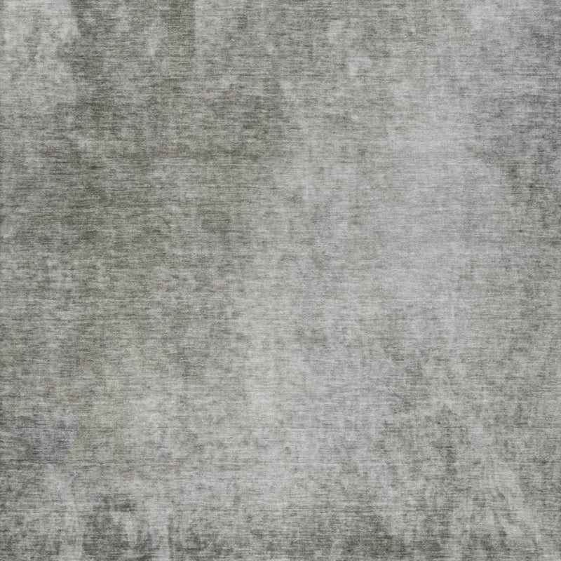 5' X 8' Gray And Silver Abstract Shag Washable Area Rug With UV Protection