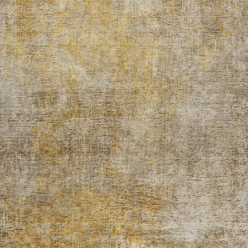 10' X 14' Beige And Taupe Abstract Shag Washable Area Rug With UV Protection