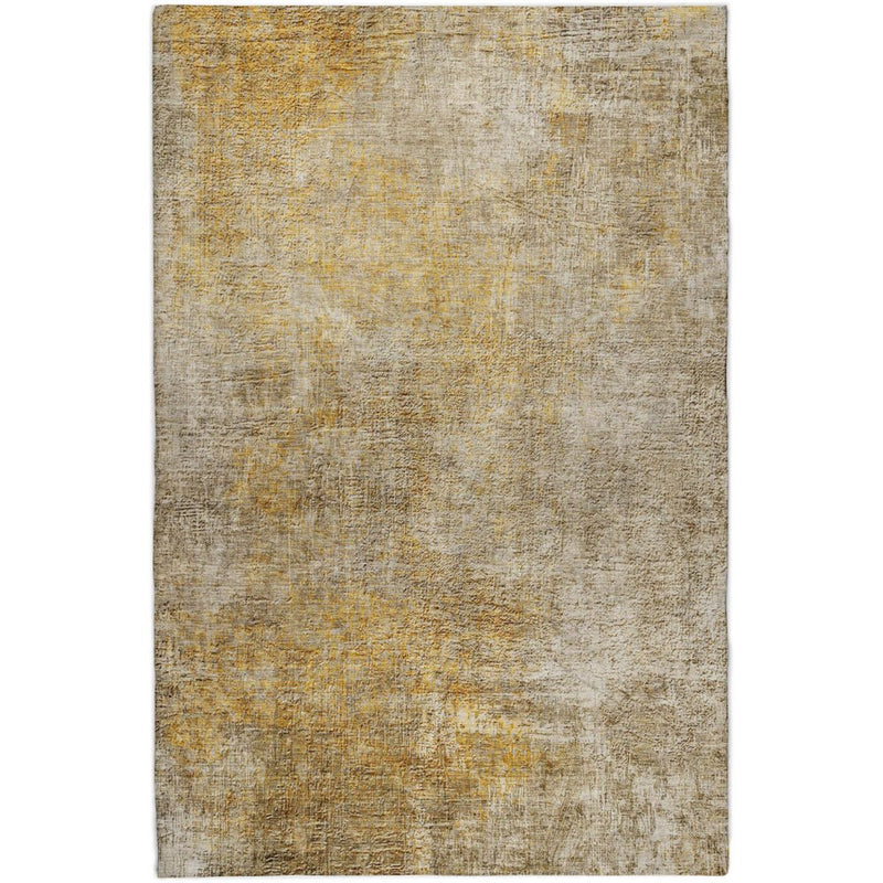 10' X 14' Beige And Taupe Abstract Shag Washable Area Rug With UV Protection