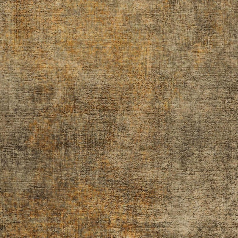 10' X 14' Brown And Beige Abstract Shag Washable Area Rug With UV Protection