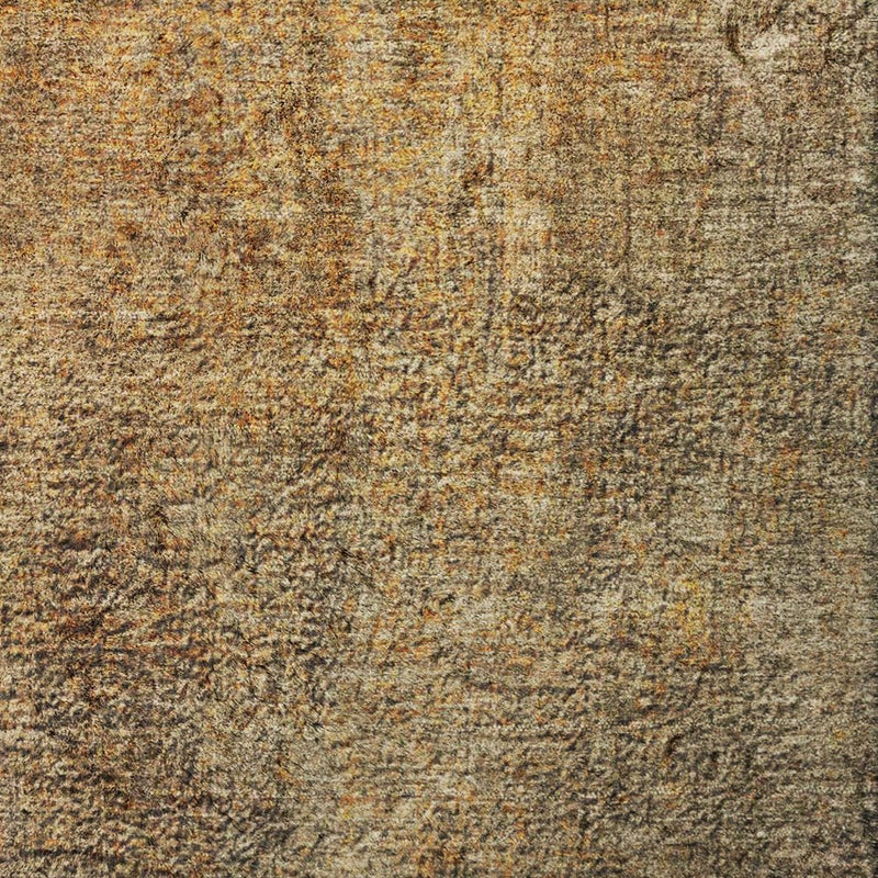 10' X 14' Brown And Beige Abstract Shag Washable Area Rug With UV Protection