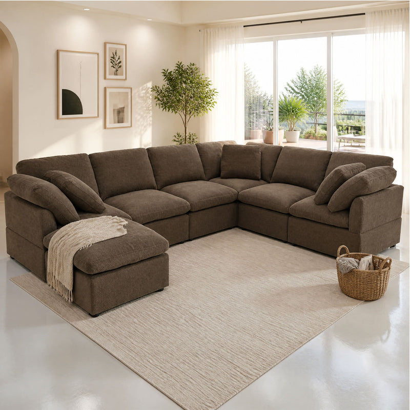 Modular Cloud Sofa, Freely Configurable Corner