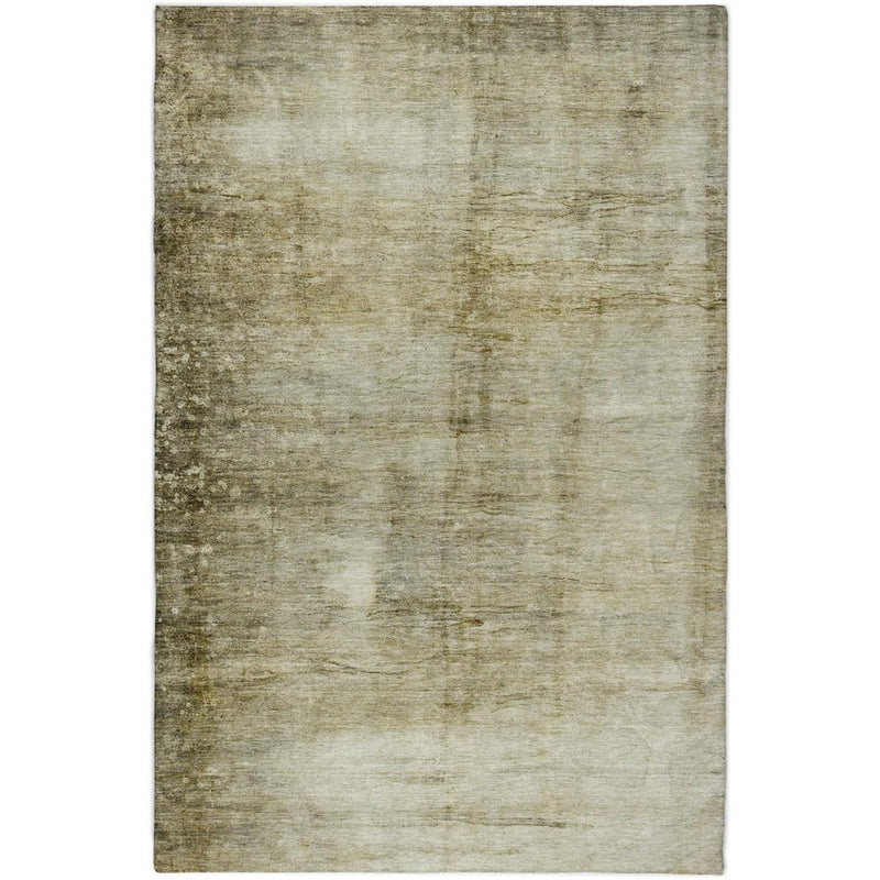 10' X 14' Taupe And Beige Abstract Shag Washable Area Rug With UV Protection