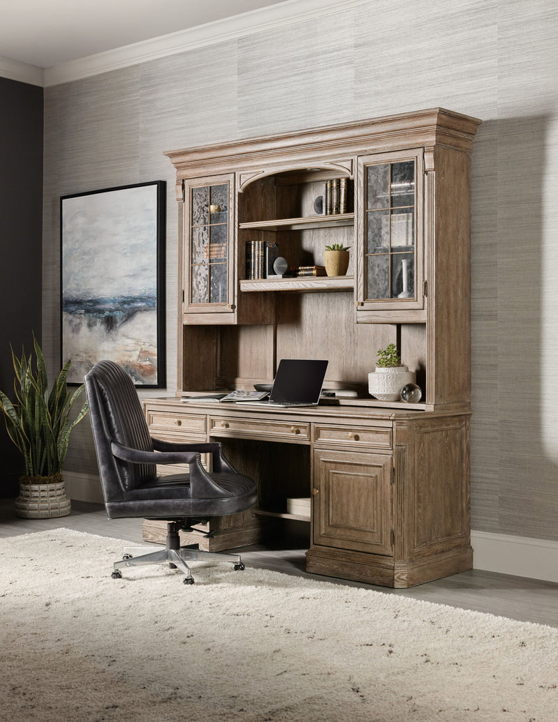 Work Your Way - Computer Credenza - Light Brown