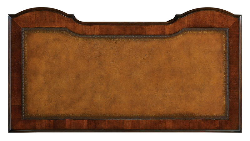 Home Office - Hole Desk Bow Front - Dark Brown