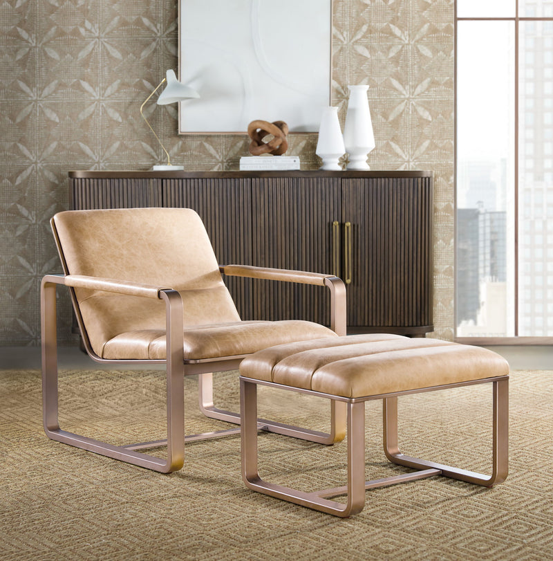 CC - Cooper Ottoman - Brown