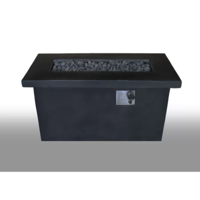 Propane / Natural Gas Outdoor Fire Pit Table - Charcoal