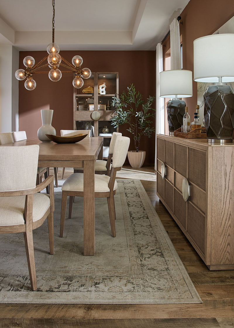 Sonnet - Display Cabinet - Dark Gray / Light Brown