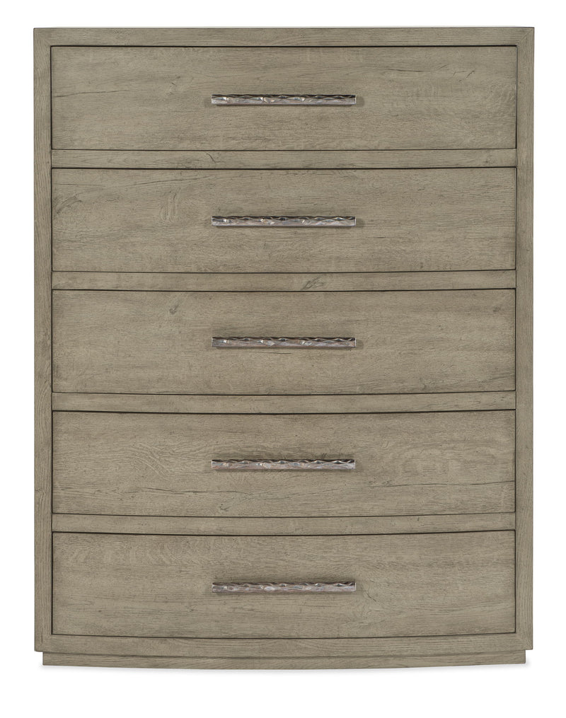 Linville Falls - Pisgah 5-Drawer Chest - Gray