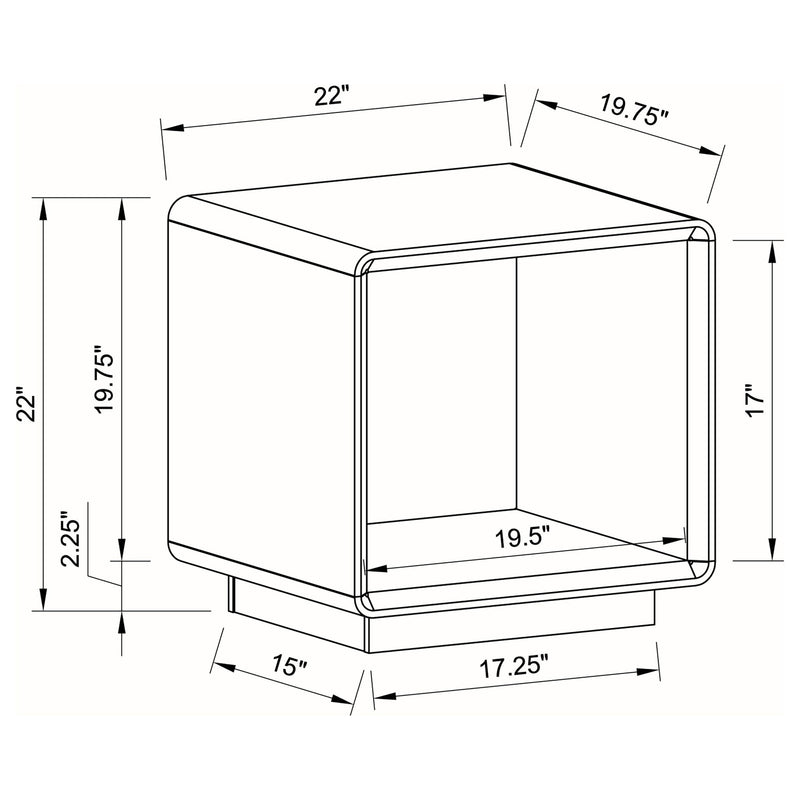 Fletcher - Table With Open Shelf