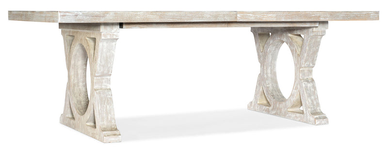 Serenity - Topsail Rectangle Dining Table With 2-18" Leaves - Beige