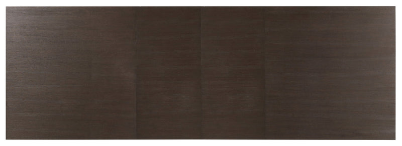 Curata - Rectangle Dining Table With 2-20" Leaves - Dark Brown