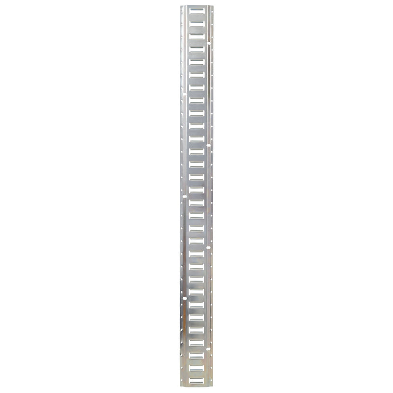 Universal E Track Tie-Down Rail Kit For Trucks, Vans, Garages - Silver