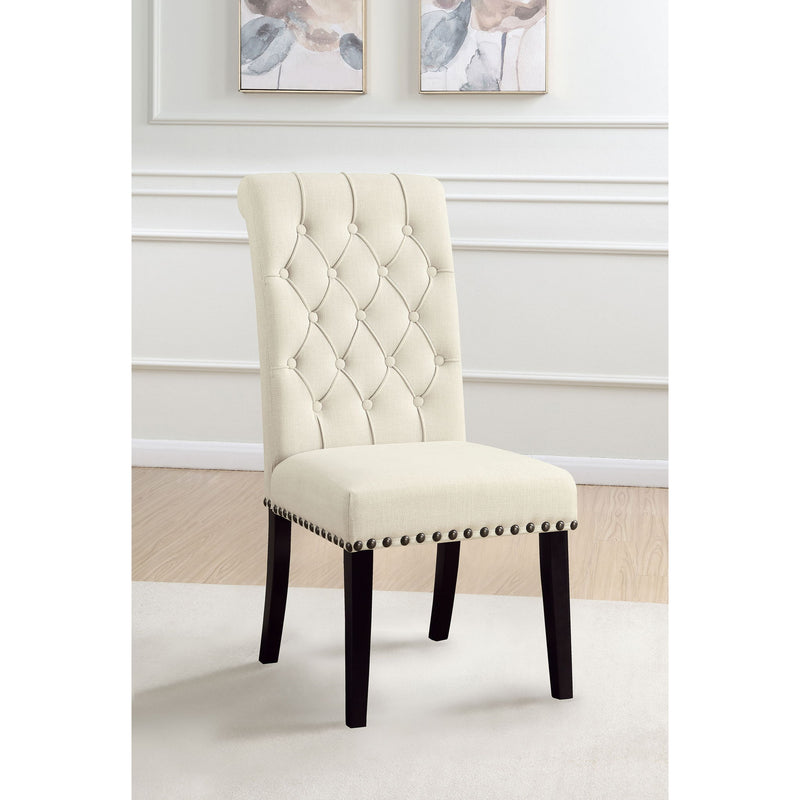 Button Tufted Side Chairs (Set of 2) - Beige