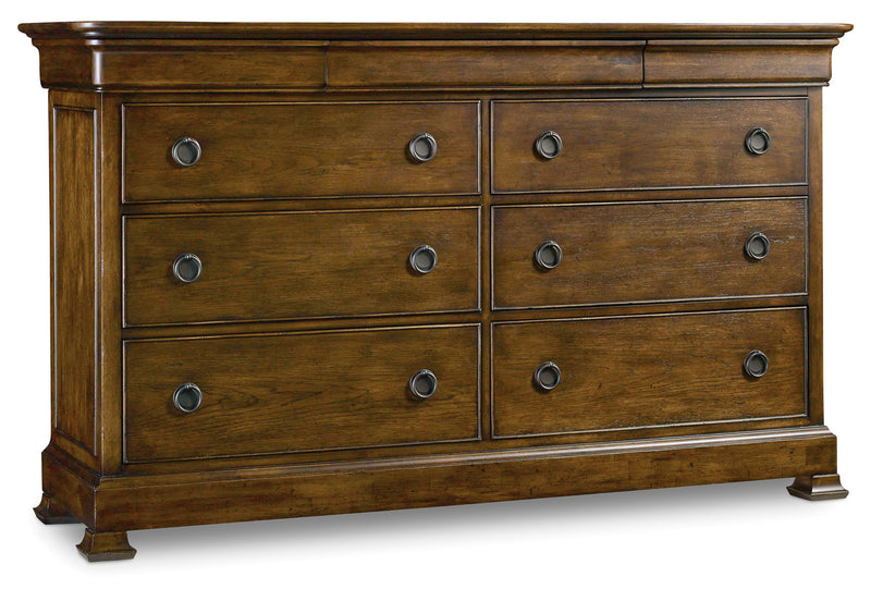 Archivist - 9-Drawer Dresser - Dark Brown