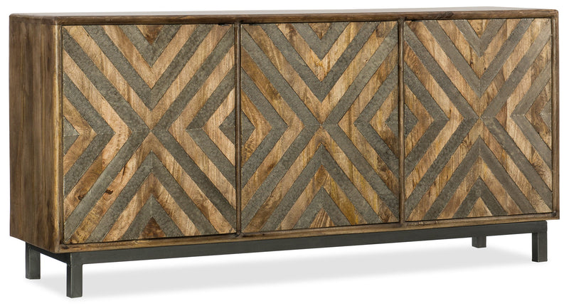 Home Accent - 69" Serramonte Entertainment/Accent Console - Light Brown