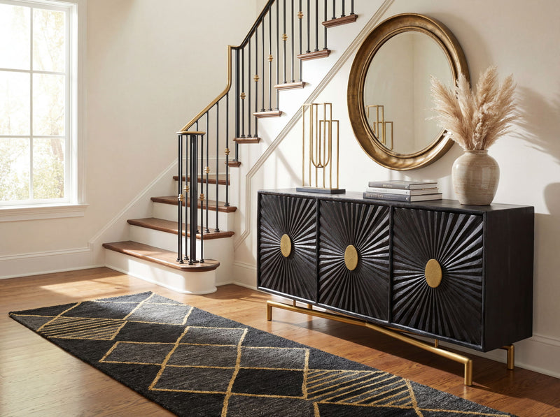 Home Accent - Entertainment Console 69" - Black