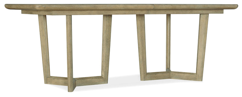 Surfrider - Rectangle Dining Table With 2-18" Leaves - Light Brown