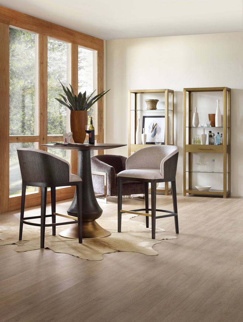 Curata - Pub Table - Light Brown / Black