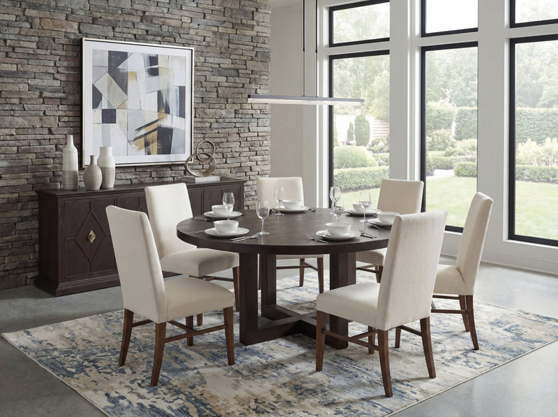 Driftwood - Upholstered Side Chair (Set of 2) - Beige / Worn Saddle