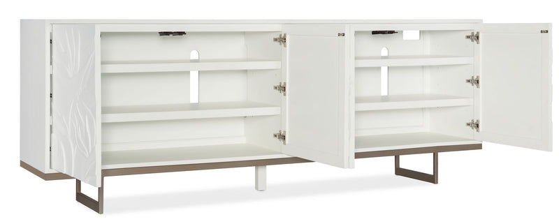 Melange - Passerine 4-Door Credenza - White