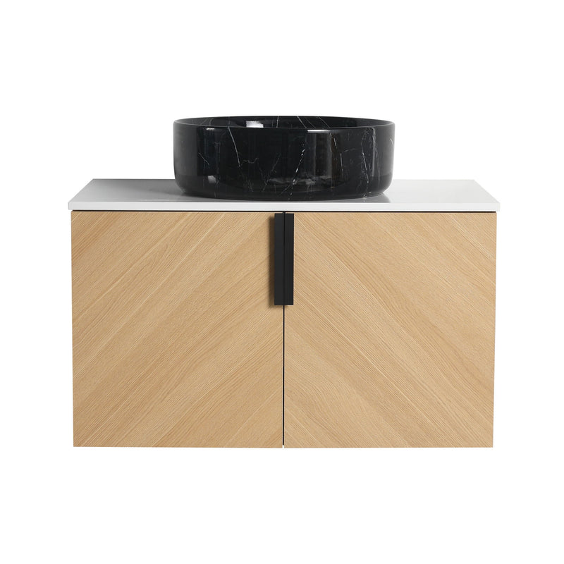 Wall Mounted Bathroom Vanity & Art Sink