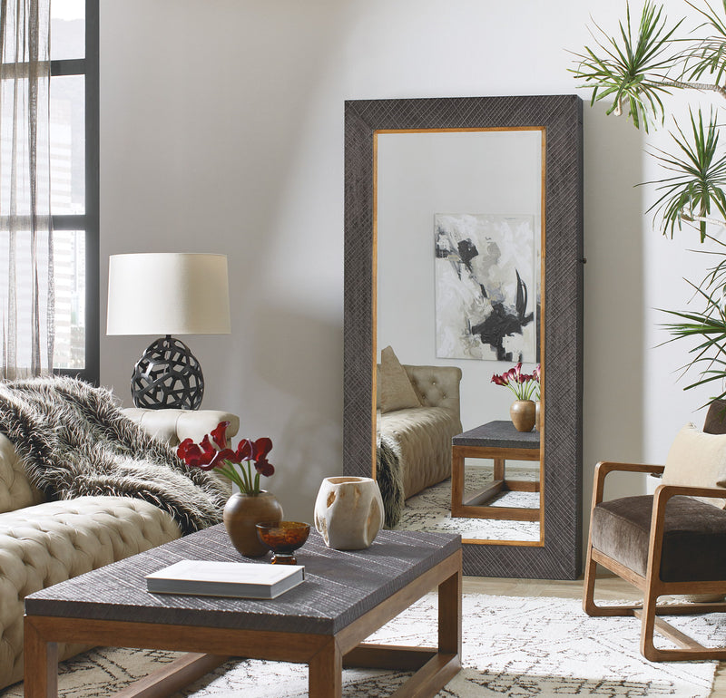 Big Sky - Floor Mirror With Jewelry Storage - Dark Gray