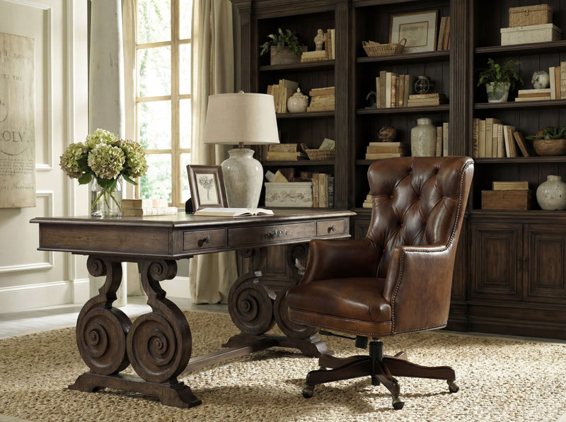 EC - Bradley Executive Swivel Tilt Chair - Dark Brown