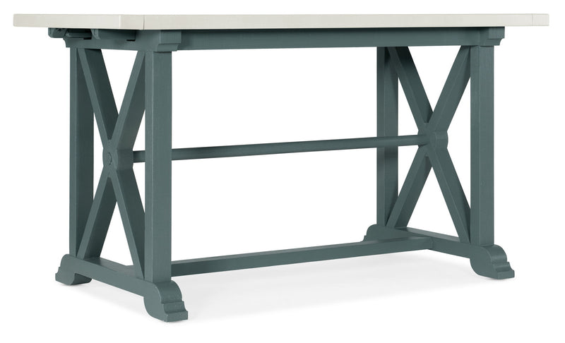 Serenity - Piers Friendship Table With 2-12" Leaves - White