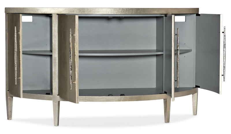 Melange - Amberly Credenza - Pearl Silver