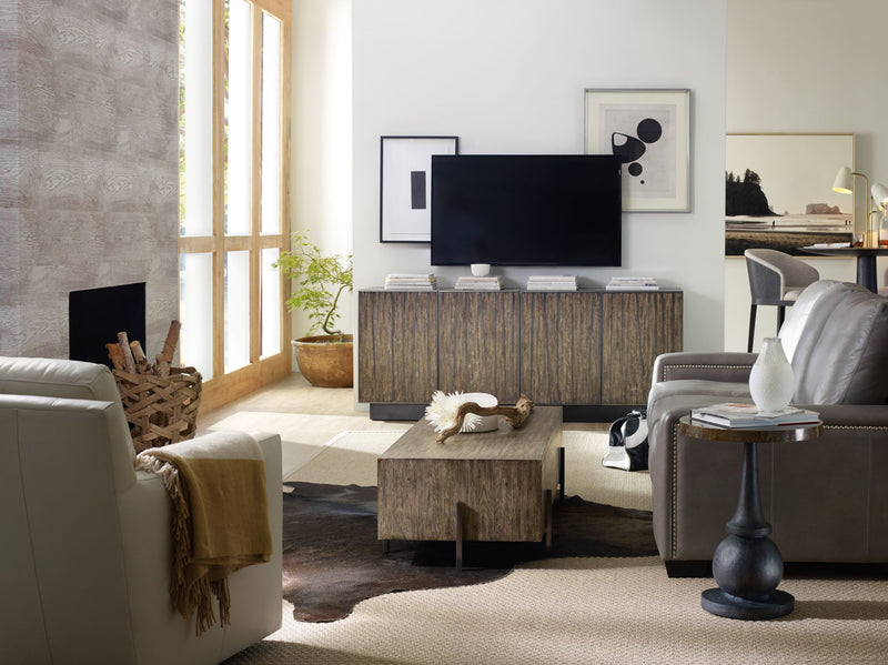 Curata - Accent Table - Light Brown / Black