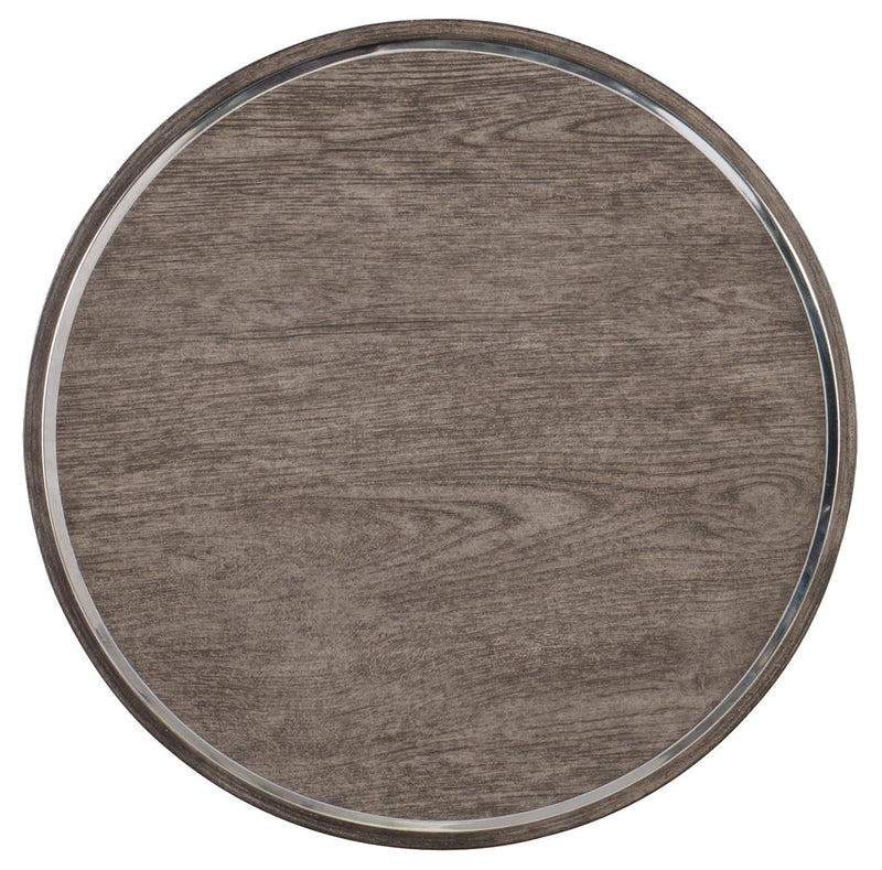 Storia - Round End Table - Dark Gray