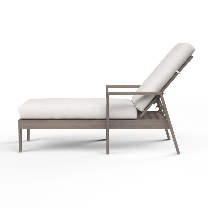 Laguna - Chaise Lounge, No Welt - Canvas Flax / Driftwood