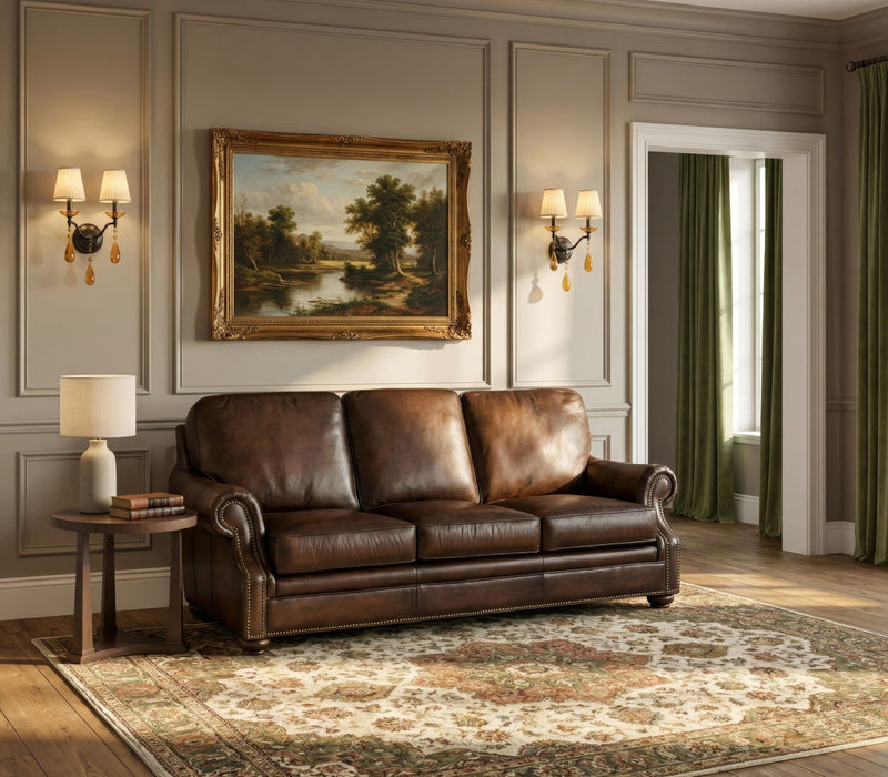 SS - Montgomery Sofa - Dark Brown