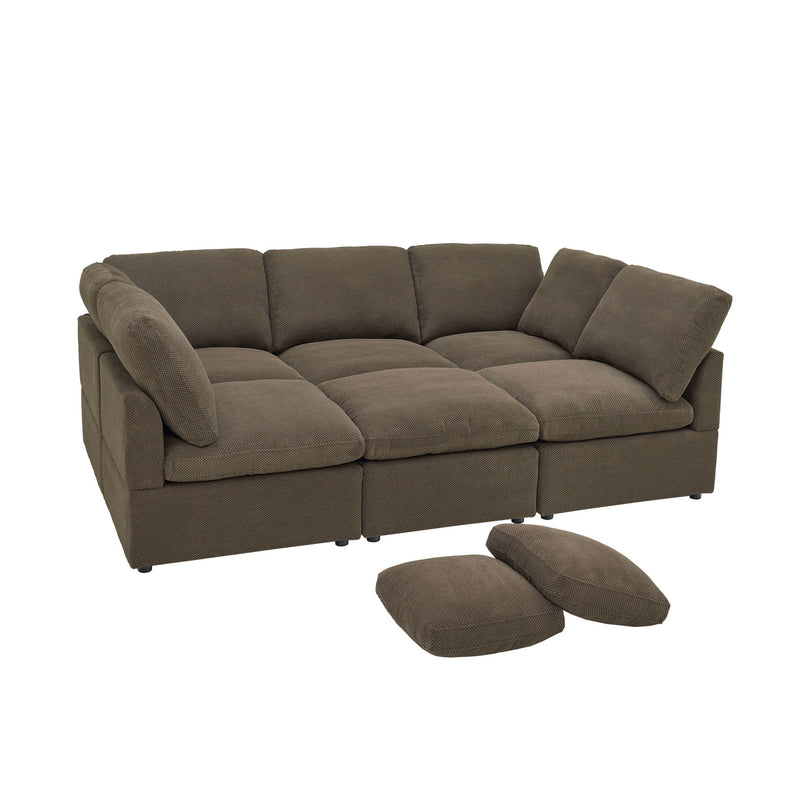 Modular Cloud Sofa, Freely Configurable Corner