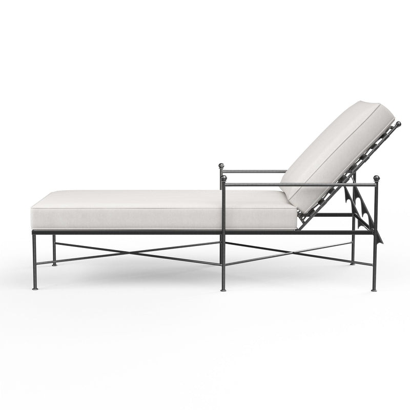 Provence - Chaise Lounge - Canvas White
