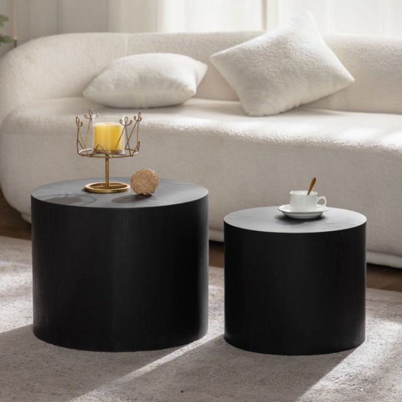 Round Nesting Coffee Table For Small Space (Set of 2)